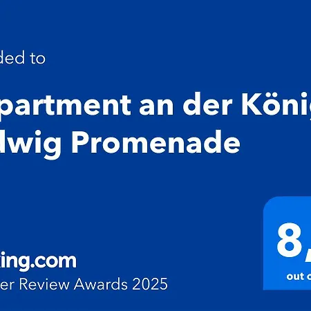 아파트 An Der Koenig Ludwig Promenade *